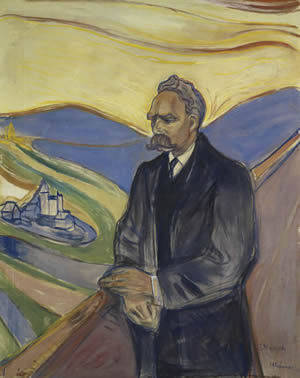 Nietzsche door Edvard Munch