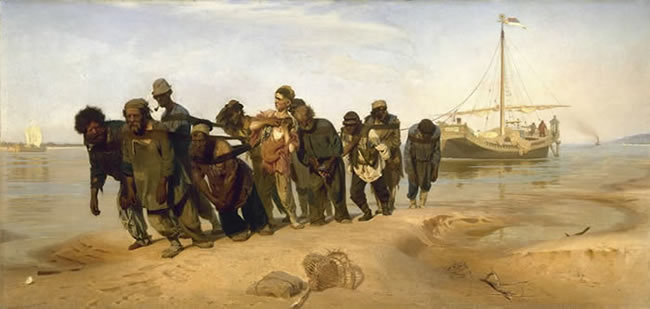 Ilja Repin Wolgaslepers